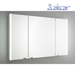 Armoire de toilette miroir et 3P avec éclairage latéral ALLIANCE 1200 - SPIRIT 83223