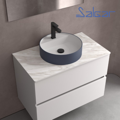 Vasque à poser BICA solid surface Night Blue - SALGAR 103313