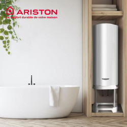 Chauffe-eau électrique horizontal droit INITIO XPERT 100l - Ø530 mm Ariston 3000755