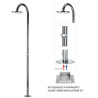 Colonne de douche extérieure à mitigeur progressif chromé OKI-FLOOR - Bossini L00375030