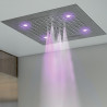 Plafond de douche 3 jets LED chromé Dream - BOSSINI H389400030