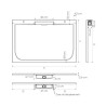 Receveur extra-plat 160x80 Kineline BPC gris pierre - KINEDO RD2006P