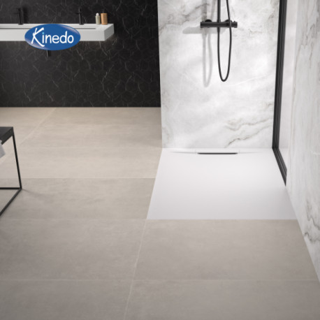 Receveur extra-plat 100x90 Kineline BPC blanc - KINEDO RD2001