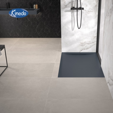 Receveur extra-plat 100x80 Kineline BPC gris anthracite - KINEDO RD2000A