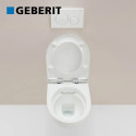 Pack WC suspendu à fond creux Renova - Geberit 500.699.01.1