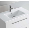 Ensemble meuble salle de bain VIMA 800 CHÊNE AFRICAIN + Vasque + Miroir - SALGAR 111775