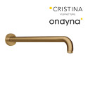 Bras de douche rond 35 cm vieux bronze mat - CRISTINA ONDYNA PD41193