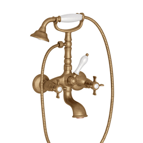 Bain/douche chambord + accessoires vieux bronze mat - CRISTINA ONDYNA CH10293 