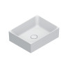 Vasque lavabo premium céramique blanc brillant - CRISTINA ONDYNA PR453501 