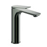 Mitigeur lavabo mi-haut ac vidage up&down chrome noir brosse - CRISTINA ONDYNA BA22775 