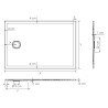 Receveur extra-plat 80x80 kineone blanc - KINEDO RD980