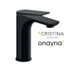 Mitigeur lavabo regular blade avec vidage up&down black mat - CRISTINA ONDYNA BA22013 