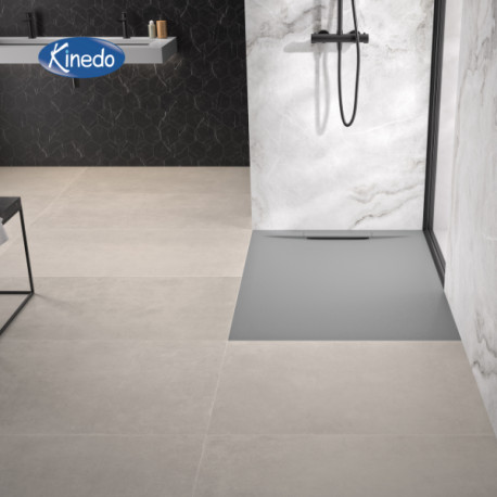 Receveur extra-plat 120x90 Kineline BPC Gris pierre - KINEDO RD2003P