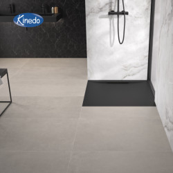 Receveur extra-plat 80x80 Kineline BPC noir - KINEDO RD320N