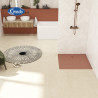 Receveur extra-plat 80X80 Kinesurf Nova terracotta mat - KINEDO RD1230TM