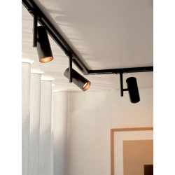 Luminaire sur rail - JEROME - Aluminium - Noir - GU10 NORDLUX 2510096003 