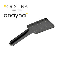 Douchette monojet carree blackmat - CRISTINA ONDYNA PD18513 