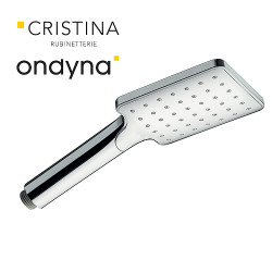 Douchette monojet carree chrome - CRISTINA ONDYNA PD18551 