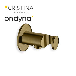 Applique prise d'eau ronde vieux bronze - CRISTINA ONDYNA PD44693 