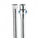 Flexible de douche anti-torsion en acier avec double agrafage FF1/2" laiton - CRISTINA ONDYNA FL15028