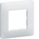 Essensya Plaque 1 poste Blanc HAGER WE401