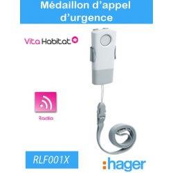 Médaillon d'appel d'urgence - Hager logisty - RLF001X