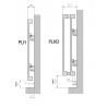 Radiateur chauffage central ACOVA - PLANEA Vertical simple 816W PLH-200-042