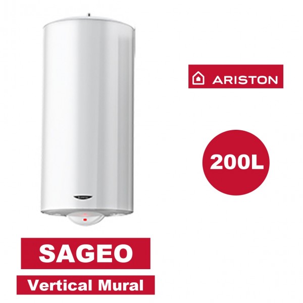 Chauffe-eau électrique vertical au sol 200 litres - SAGEO