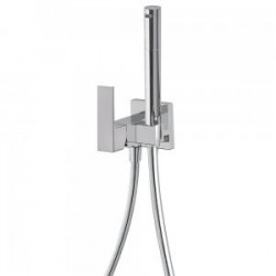 Douchette à main pour robinet de WC Avec raccord limiteur Chrome - TRES  29912390 - Vita Habitat