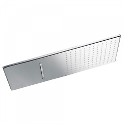 Douches murales acier inoxydable anticalcaire 2 types de jet (Pluie/Cascade). 280x550 mm. - TRES 29990301