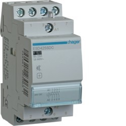 Contact sil. 25A, 4F, 24V - AUTOMATISMES HAGER ESD425SDC