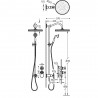 Kit thermostatique de douche encastré avec fermeture et réglage du débit (2 voies) - TRES 24235203