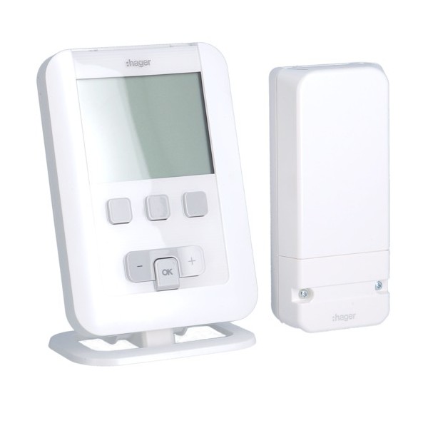 AIDUCHO Thermostat hebdomadaire programmable à Affichage numérique WG806,  AC230 V 16 A Fonctionne pour Chauffage au