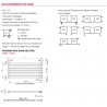 Radiateur chauffage central ACOVA - FASSANE Pack horizontal 863W VSXD-074-070