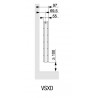 Radiateur chauffage central ACOVA - FASSANE Pack horizontal 1575W VSXD-066-140