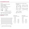 Radiateur chauffage central ACOVA - FASSANE Pack VLXD horizontal double à ailettes 1647W VLXD-074-080