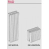 Radiateur chauffage central ACOVA - CLARIAN Vertical double 3750W RXD04-250-060