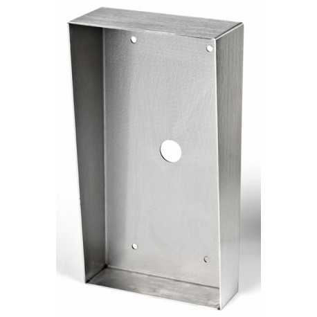 Cadre saillie inox avec visière pour platines FDB1, FDB2 et FDB4 SKDB - Aiphone 118722 Cadre saillie inox avec visière pour plat