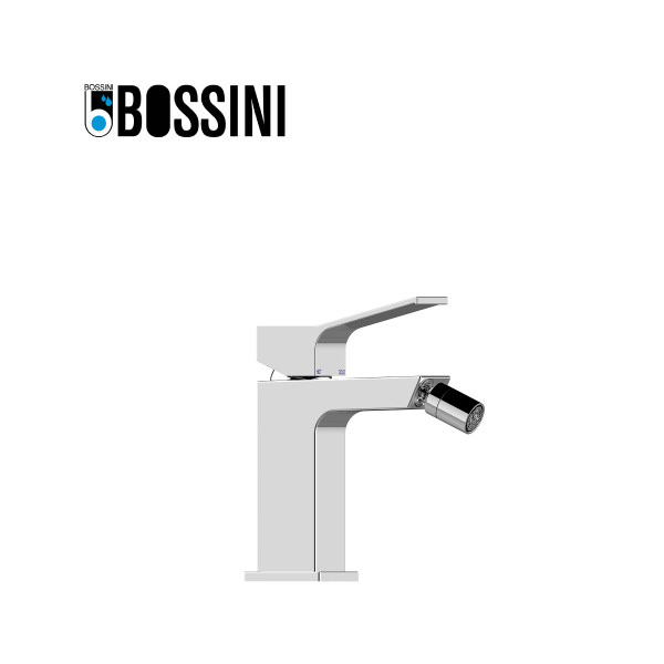 Mitigeur mécanique pour bidet avec vidage et flexible en acier inoxydable AKI - BOSSINI Z00708030