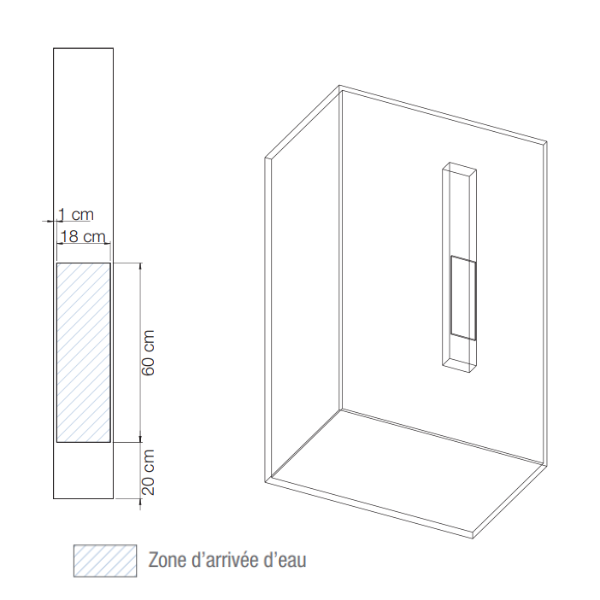 Schema colonne de douche AQUASTYLE 2