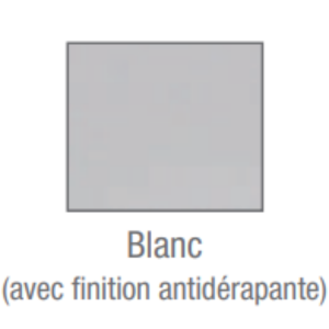 Finition blanc antidérapante