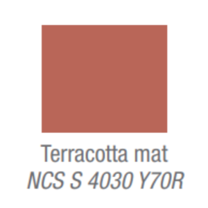 finition terracotta mat